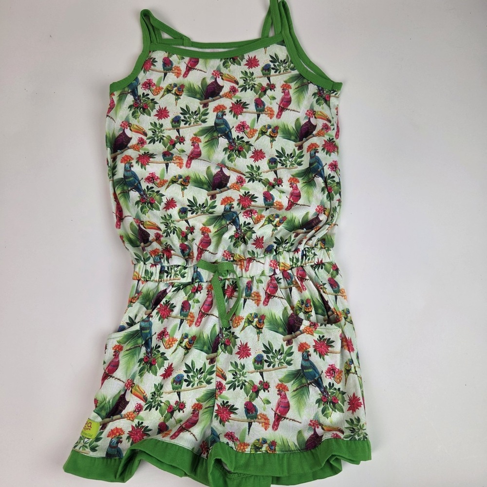 American Girl Doll LEA'S tropical Romper Size Medium 10/12 pjs PAJAMAS for GIRLS